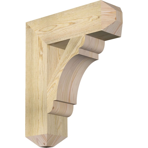 Ekena Millwork Olympic Craftsman Rough Sawn Bracket, Douglas Fir, 6"W x 22"D x 26"H BKT06X22X26OLY04RDF - main